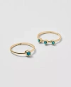 Ann Taylor Turquoise Ring Set