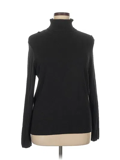 Pre-owned Ann Taylor Turtleneck Sweater In Black