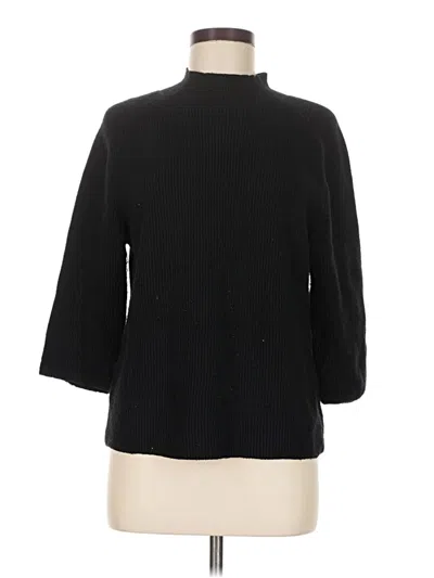 Pre-owned Ann Taylor Turtleneck Sweater In Black