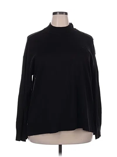 Pre-owned Ann Taylor Turtleneck Sweater In Black