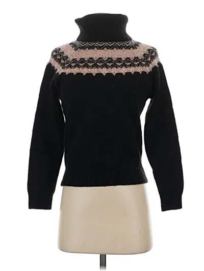 Pre-owned Ann Taylor Turtleneck Sweater In Black