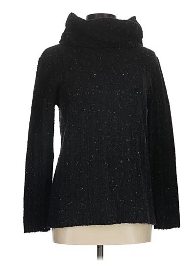 Pre-owned Ann Taylor Turtleneck Sweater In Black