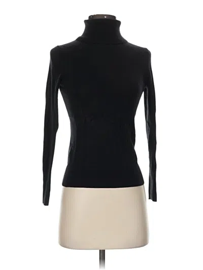Pre-owned Ann Taylor Turtleneck Sweater In Black