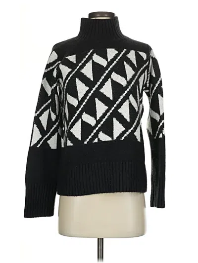 Pre-owned Ann Taylor Turtleneck Sweater In Black