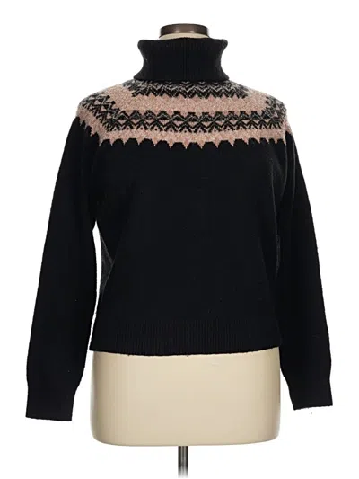 Pre-owned Ann Taylor Turtleneck Sweater In Black