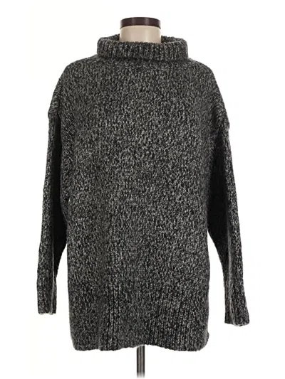 Pre-owned Ann Taylor Turtleneck Sweater In Black
