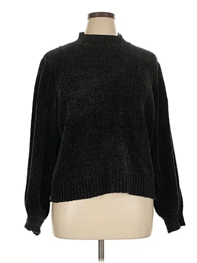 Pre-owned Ann Taylor Turtleneck Sweater In Black