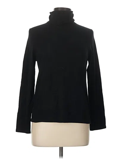 Pre-owned Ann Taylor Turtleneck Sweater In Black