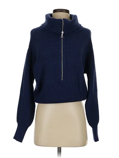 Pre-owned Ann Taylor Turtleneck Sweater In Blue