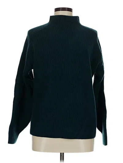 Pre-owned Ann Taylor Turtleneck Sweater In Blue