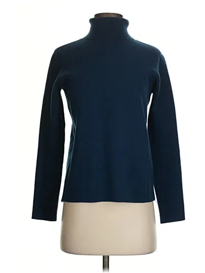 Pre-owned Ann Taylor Turtleneck Sweater In Blue