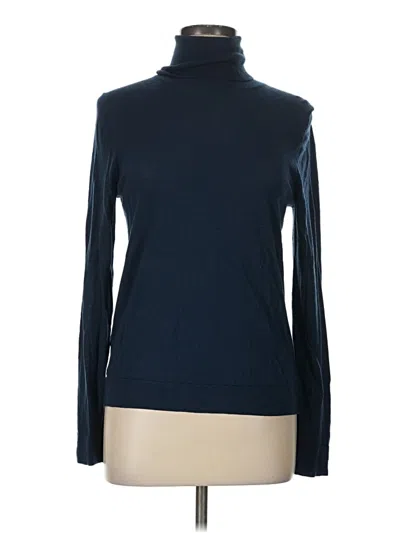 Pre-owned Ann Taylor Turtleneck Sweater In Blue