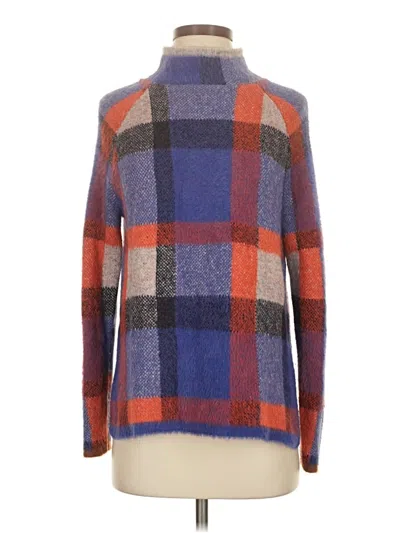 Pre-owned Ann Taylor Turtleneck Sweater In Blue