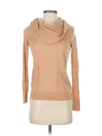 Pre-owned Ann Taylor Turtleneck Sweater In Brown