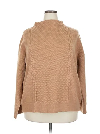 Pre-owned Ann Taylor Turtleneck Sweater In Brown