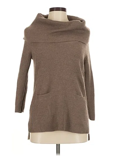 Pre-owned Ann Taylor Turtleneck Sweater In Brown