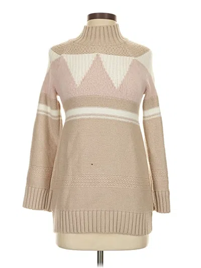 Pre-owned Ann Taylor Turtleneck Sweater In Brown