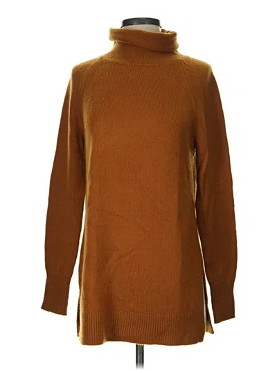 Pre-owned Ann Taylor Turtleneck Sweater In Brown