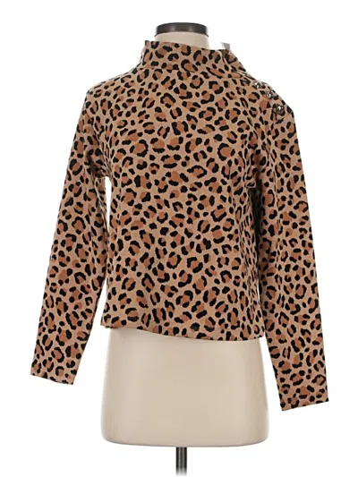 Pre-owned Ann Taylor Turtleneck Sweater In Brown