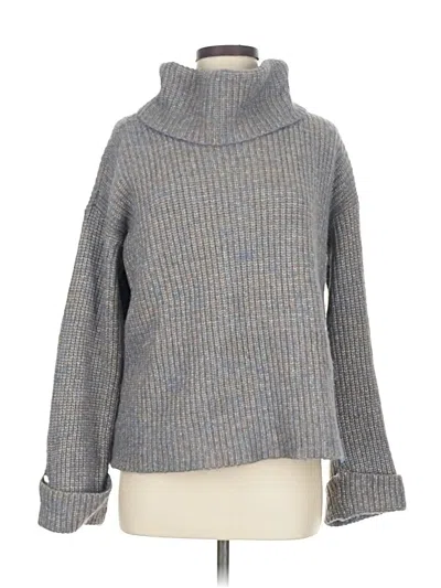 Pre-owned Ann Taylor Turtleneck Sweater In Gray