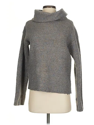 Pre-owned Ann Taylor Turtleneck Sweater In Gray