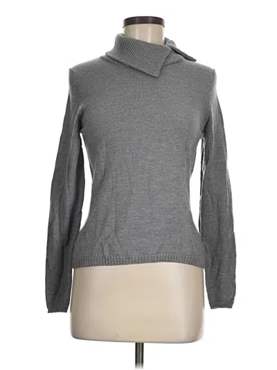 Pre-owned Ann Taylor Turtleneck Sweater In Gray