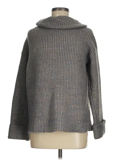 Pre-owned Ann Taylor Turtleneck Sweater In Gray