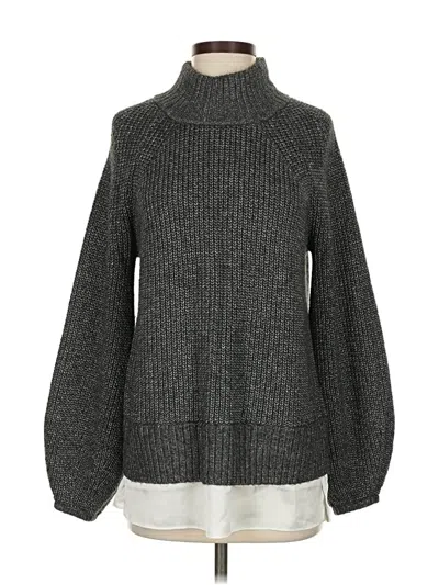 Pre-owned Ann Taylor Turtleneck Sweater In Gray