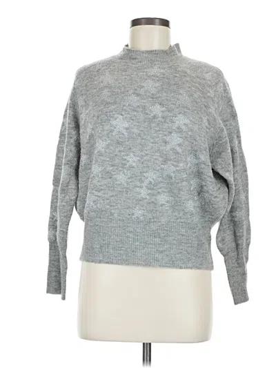 Pre-owned Ann Taylor Turtleneck Sweater In Gray