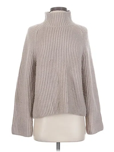 Pre-owned Ann Taylor Turtleneck Sweater In Gray