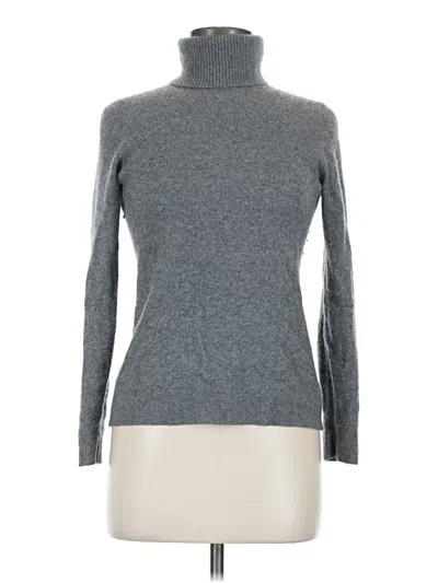 Pre-owned Ann Taylor Turtleneck Sweater In Gray