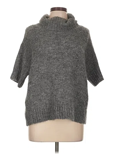 Pre-owned Ann Taylor Turtleneck Sweater In Gray