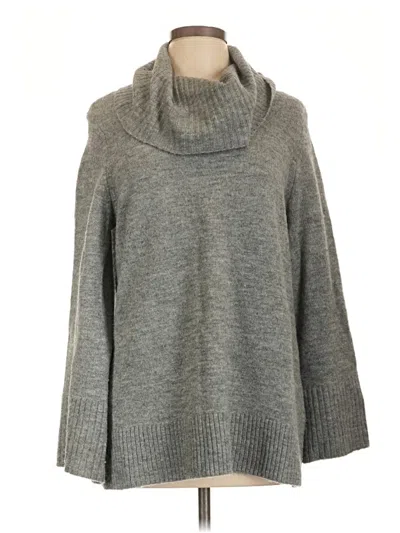 Pre-owned Ann Taylor Turtleneck Sweater In Gray