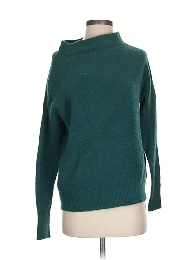 Pre-owned Ann Taylor Turtleneck Sweater In Green
