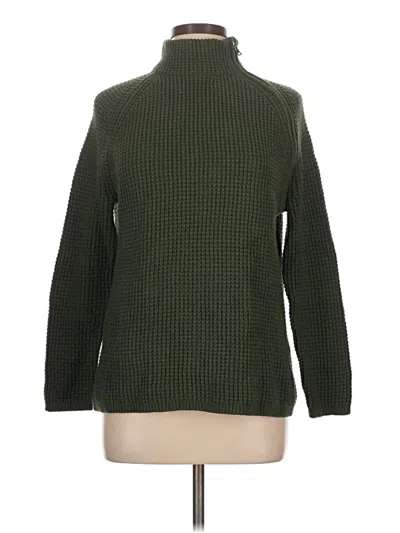 Pre-owned Ann Taylor Turtleneck Sweater In Green