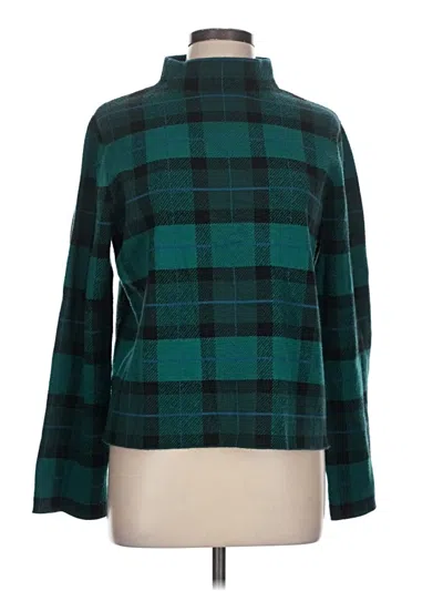 Pre-owned Ann Taylor Turtleneck Sweater In Green