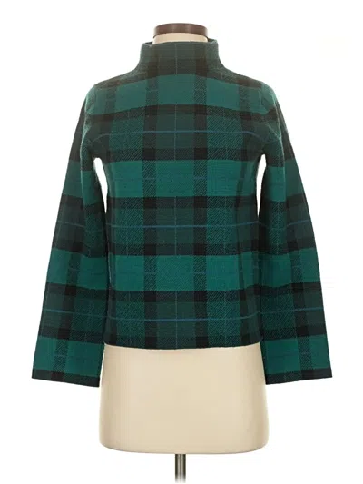 Pre-owned Ann Taylor Turtleneck Sweater In Green