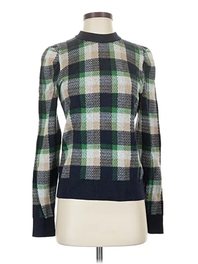 Pre-owned Ann Taylor Turtleneck Sweater In Green