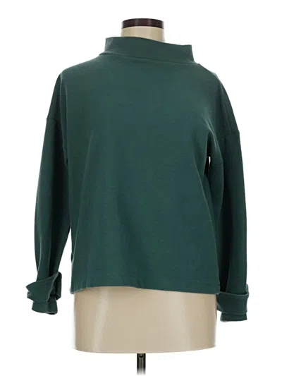 Pre-owned Ann Taylor Turtleneck Sweater In Green