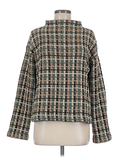 Pre-owned Ann Taylor Turtleneck Sweater In Green