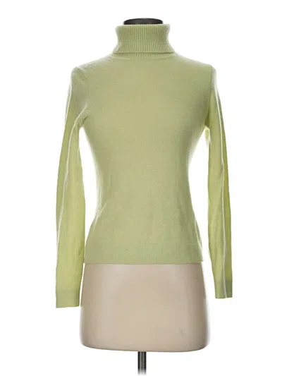 Pre-owned Ann Taylor Turtleneck Sweater In Green