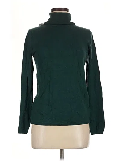 Pre-owned Ann Taylor Turtleneck Sweater In Green