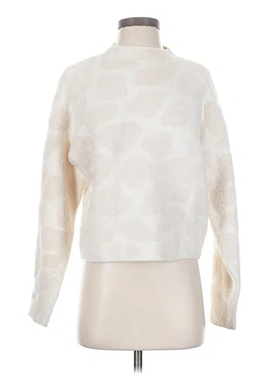 Pre-owned Ann Taylor Turtleneck Sweater In Ivory