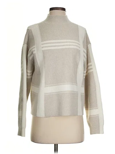 Pre-owned Ann Taylor Turtleneck Sweater In Ivory