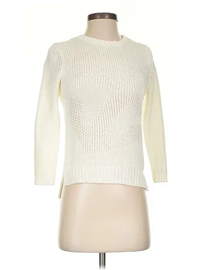 Pre-owned Ann Taylor Turtleneck Sweater In Ivory