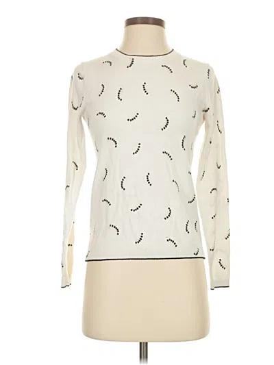 Pre-owned Ann Taylor Turtleneck Sweater In Ivory