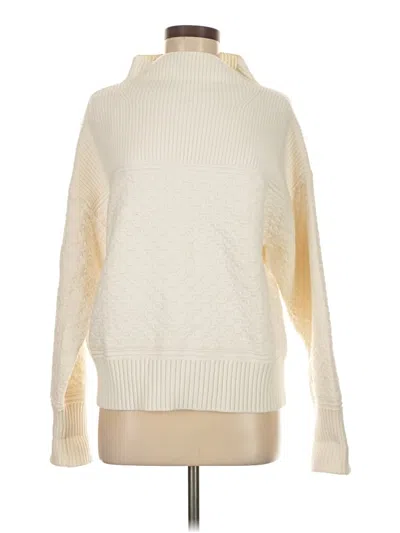 Pre-owned Ann Taylor Turtleneck Sweater In Ivory