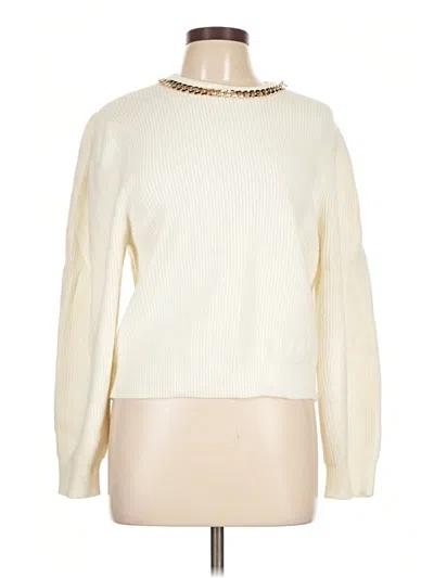 Pre-owned Ann Taylor Turtleneck Sweater In Ivory