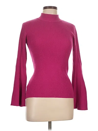Pre-owned Ann Taylor Turtleneck Sweater In Pink