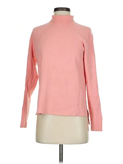 Pre-owned Ann Taylor Turtleneck Sweater In Pink